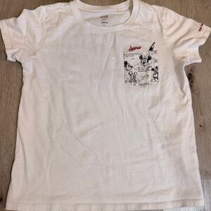 Vintage Uniqlo x Disney Mickey Mouse Sketchbook Pocket Tee - Sketch Art
